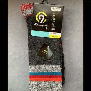 NEW Size 6-12 Champion C9 Mens Crew Socks (3 pair)